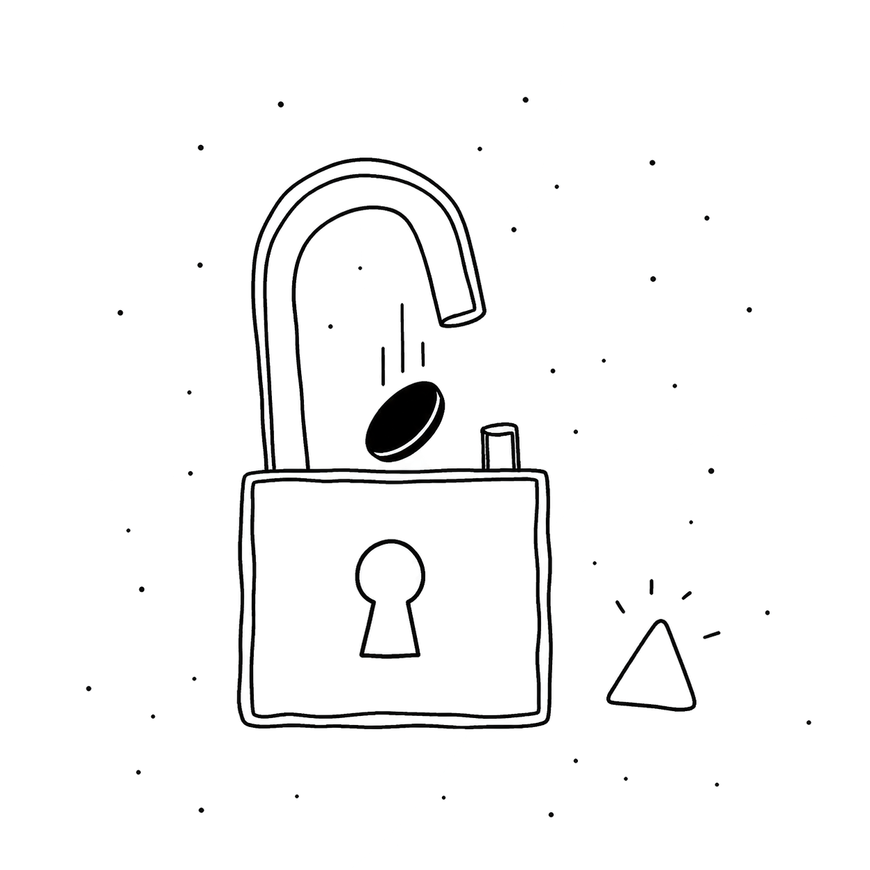 Illustration representing payment risk